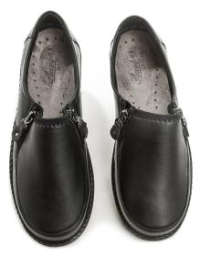 Axel AXCW135 čierne dámske poltopánky topánky šírka H