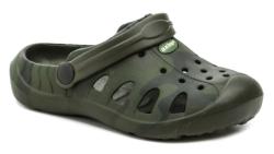 Axim 2K3805 khaki dětské nazouváky