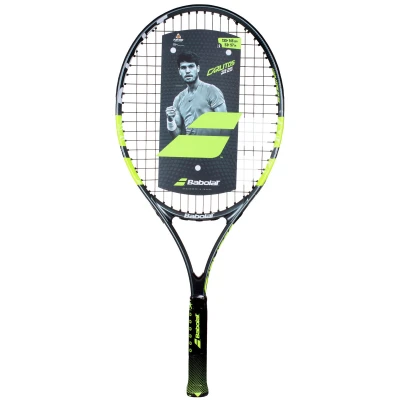 Babolat Carlitos JR 25 černo-žlutá juniorská tenisová raketa