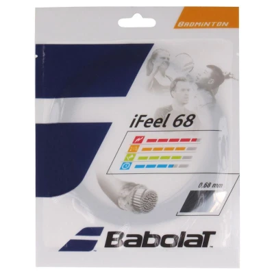 Babolat IFeel 68 badmintonový výplet 10,2 m černá Babolat IFeel 68 badmintonový výplet 10,2 m černá