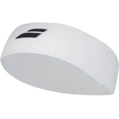 Babolat Logo Headband čelenka bílá-černá Babolat Logo Headband čelenka bílá-černá