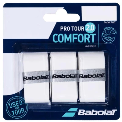 Babolat Pro Tour 2.0 X3 omotávka 0,6 mm bílá Babolat Pro Tour 2.0 X3 omotávka 0,6 mm bílá