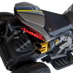 Baby Mix Dětská elektrická motorka Calabre černá