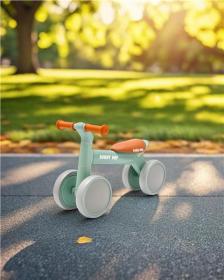 Baby Mix Dětské odrážedlo Bunny Hop Ultralight zelené