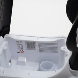 BABY MIX Dětské odrážedlo se zvukem a vodící tyčí POLICE bílé