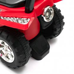 BABY MIX Dětské odrážedlo se zvukem Čtyřkolka šedá