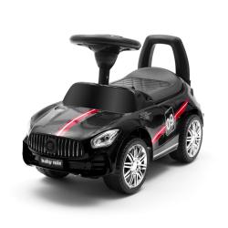 BABY MIX Dětské odrážedlo se zvukem RACER černé
