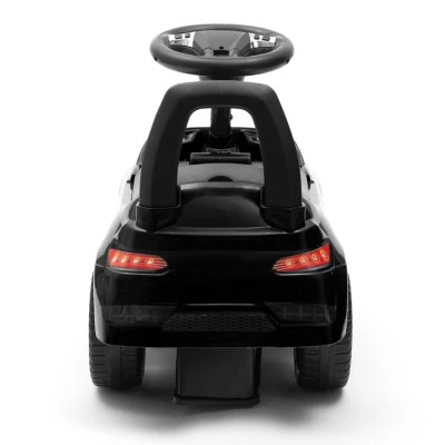BABY MIX Dětské odrážedlo se zvukem RACER černé