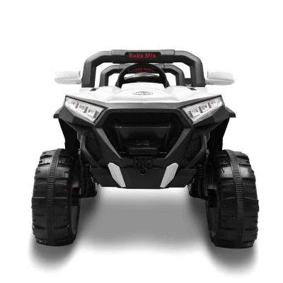 Baby Mix Elektrické autíčko Buggy Space bílá