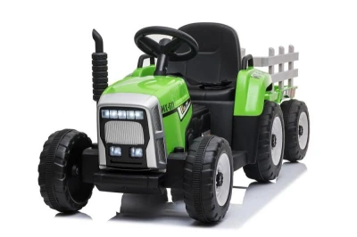 Baby Mix Elektrický traktor Erick s dálkovým ovladačem zelený