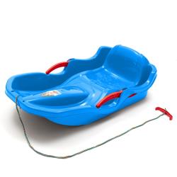 Baby Mix Plastové boby s opěradlem a brzdami SPEED BOB modré