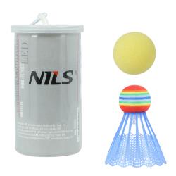 NILS NBL6092 Badmintonový a pěnový míček