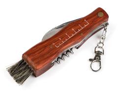 BANQUET Nůž na houby AKCENT 7cm, se štětečkem, dřev.rukojeť