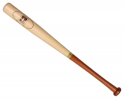 Baseball pálka dřevěná 2 barvy (VÝPRODEJ)