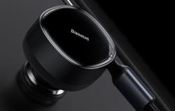 Baseus Nabíječka do auta Enjoyment s kabelem USB-C + Lightning 3A, 30W (černá)