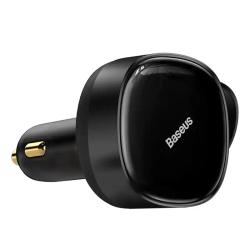 Baseus Nabíječka do auta Enjoyment s kabelem USB-C + Lightning 3A, 30W (černá)
