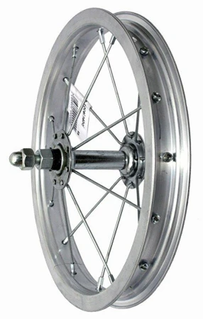 Basic Zapletené kolo 12" přední Zinek ocelový náboj Basic Zapletené kolo 12" přední Zinek ocelový náboj