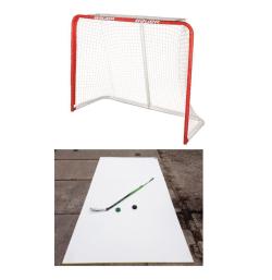 Bauer Deluxe Rec Steel Goal 54 branka + WINNWELL Shooting Pad 3mm 300x150x0,3 cm Bauer Deluxe Rec Steel Goal 54 branka + WINNWELL Shooting Pad 3mm 300x150x0,3 cm
