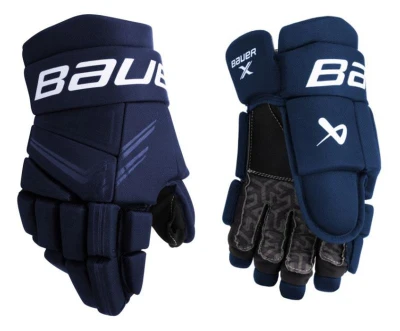 Bauer S24 X INT Navy juniorské rukavice Bauer S24 X INT Navy juniorské rukavice