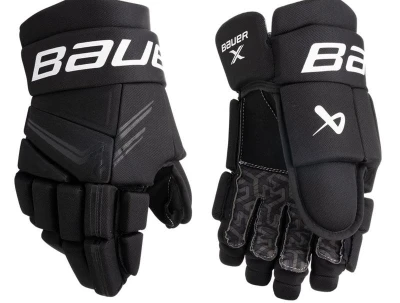 Bauer S24 X Sr Černé seniorské rukavice Bauer S24 X Sr Černé seniorské rukavice