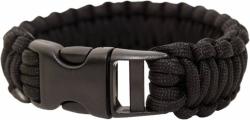 BCB Adventure náramek paracord plast černý