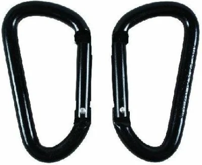 BCB Adventure sada karabin Karabiners Black 8mm BCB Adventure sada karabin Karabiners Black 8mm