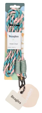 Beagles Fashion Phone Straps 24102 tyrkysové telefonní poutko