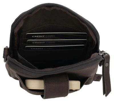 Beagles Lourenza 24998 tmavě hnědá crossbody kabelka