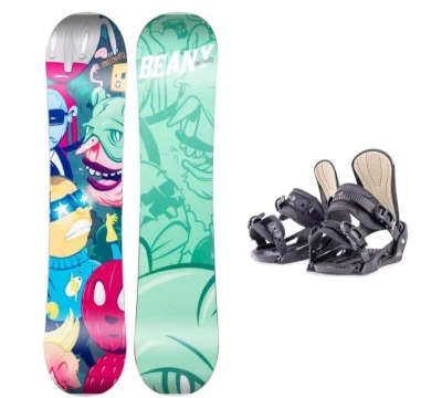 Beany Antihero dětský snowboard + Beany Junior vázání Beany Antihero dětský snowboard + Beany Junior vázání