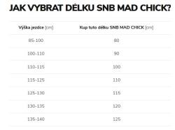 Beany MAD CHICK dětský snowboard + sleva 200,- na příslušenství