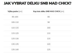 Beany MAD CHICK dětský snowboard + Beany Junior vázání + Beany Avenger BS boty