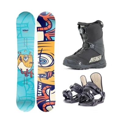 Beany MAD CHICK dětský snowboard + Beany Junior vázání + Beany Avenger BS boty Beany MAD CHICK dětský snowboard + Beany Junior vázání + Beany Avenger BS boty
