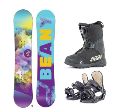 Beany Meadow dívčí snowboard + Beany Junior vázání + Beany Avenger BS boty Beany Meadow dívčí snowboard + Beany Junior vázání + Beany Avenger BS boty
