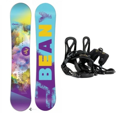 Beany Meadow dívčí snowboard + Beany Kido dětské vázání Beany Meadow dívčí snowboard + Beany Kido dětské vázání