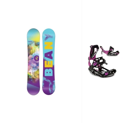 Beany Meadow dívčí snowboard + Raven FT360 black/fuchsia vázání