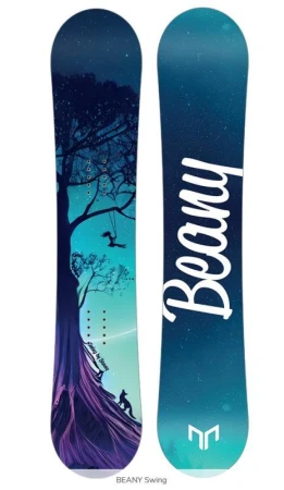 Beany Swing dětský/juniorský snowboard + Raven Fastec FT360 black/mint vázání
