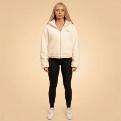 BeastPink Dámska bunda Hoodie Bliss Ivory