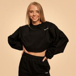 BeastPink Dámska mikina Cropped Bliss Black