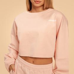 BeastPink Dámská cropped mikina Bliss Pink