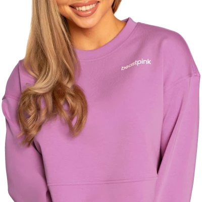 GymBeam BeastPink Dámská mikina Grace Purple