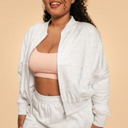 BeastPink Dámská mikina Zip-UP Bliss Grey