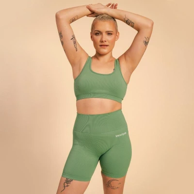 BeastPink Dámské šortky Hyper Olivine POUZE XS (VÝPRODEJ)
