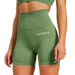 BeastPink Dámské šortky Hyper Olivine POUZE XS (VÝPRODEJ)