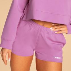 BeastPink Dámské teplákové šortky Grace Purple