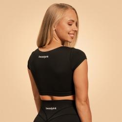 BeastPink Dámské triko Cropped Sense Black