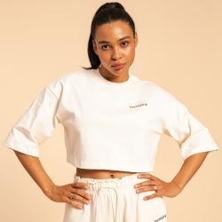 BeastPink Dámské tričko Cropped Serenity Ivory
