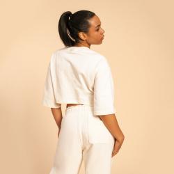 BeastPink Dámské tričko Cropped Serenity Ivory