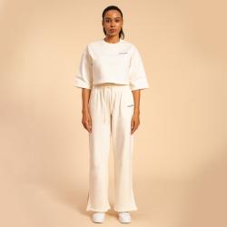 BeastPink Dámské tričko Cropped Serenity Ivory