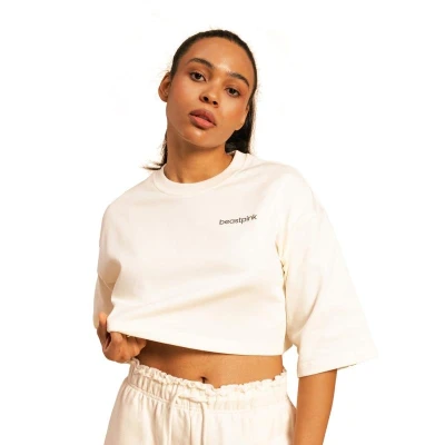 BeastPink Dámské tričko Cropped Serenity Ivory