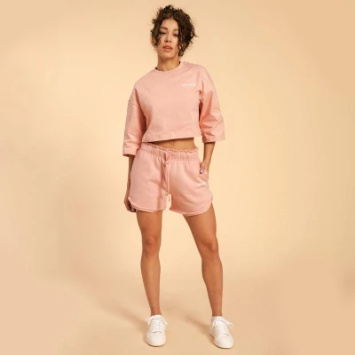 BeastPink Dámské tričko Cropped Serenity Pink